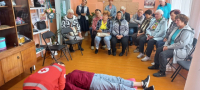 Занятие с представителями Красного Креста