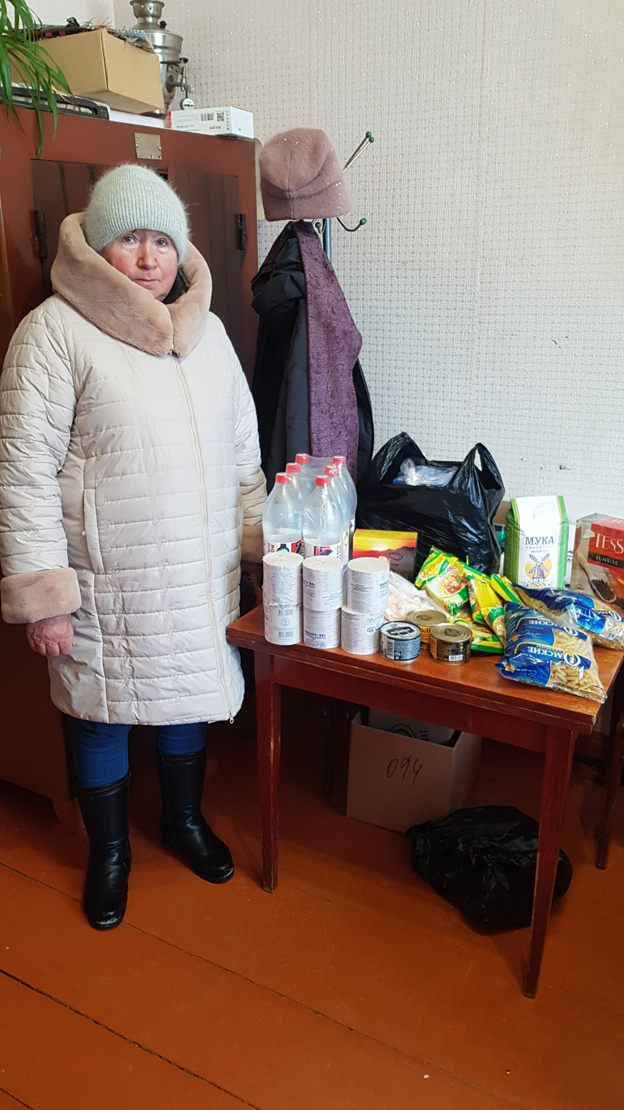 Сбор помощи беженцам с Украины.