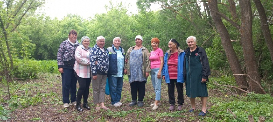 Члены Соседского центра села Смышляевка организовали очередную акцию добра